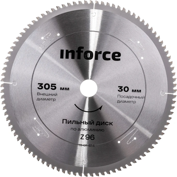 Диск пильный по алюминию (305х2.2х30 мм; 96Z) Inforce 11-01-614