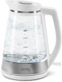 Чайник электрический Domfy DSW-EK505 1.9л. 3000Вт белый/прозрачный корпус: стекло/пластик