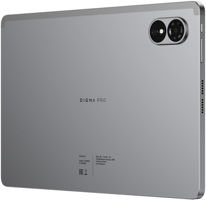 11" Планшет DIGMA PRO Quantum 6/128 GB T606 4G, 1280 x 800, Android 14, серый [ta2d5p01]
