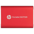Внешний SSD диск 2.5" HP Portable SSD 1TB External P500 Series Red 1F5P5AA#ABB USB 3.2 Gen2 Type-C, up to 420/420Mbs, 500TBW, 79х54х10, 45g
