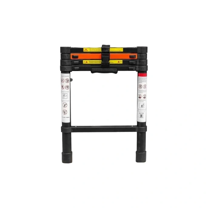 Телескопическая алюминиевая бытовая лестница ROCKFORCE 1.4 м RF-UP140(56421)