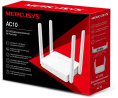 Wi-Fi роутер MERCUSYS AC10,  Wi-Fi 5,  AC1200,  2.4/5ГГц, 2 LAN,  белый