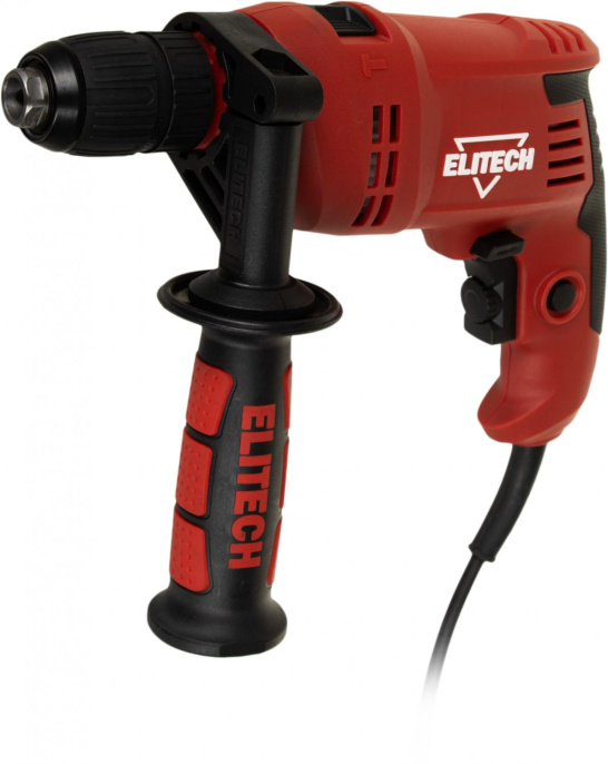 Дрель ударная Elitech ДУ 650РЭК 650Вт патрон:быстрозажимной реверс кейс в комплекте 181181