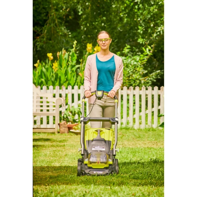 Бесщеточная газонокосилка Ryobi ONE+ RY18LMX40A-0 5133004584