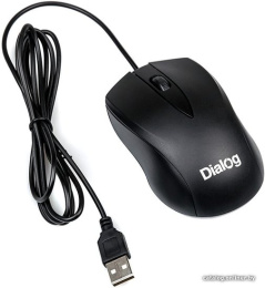 Мышь MOC-15U Dialog Comfort Optical - 3 кнопки + ролик прокрутки, USB