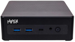 Неттоп/ HIPER FACTUM FN2 Intel Core i3 1315U 1.2Ghz /8192Mb/256PCISSDGb/noDVD/BT/WiFi/war 1y/0.4kg/черный/Win11Pro + WiFi 6, BT 5.2,Чёрный, БП 90Вт, VESA крепление FN2-i31315R8N2I6BWP