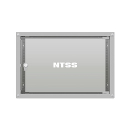 Шкаф коммутационный NTSS Lime NTSS-WL6U5545GS настенный, стеклянная передняя дверь, 6U, 550x370x450 мм