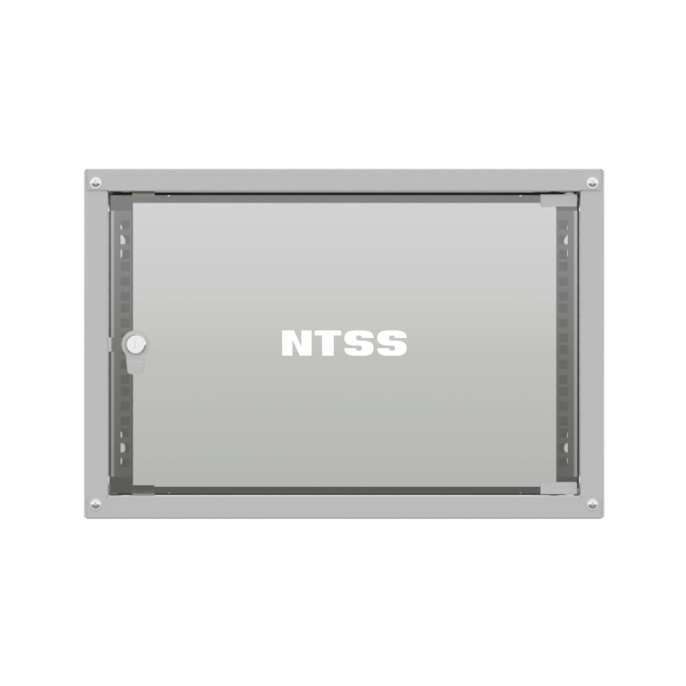 Шкаф коммутационный NTSS Lime NTSS-WL6U5545GS настенный, стеклянная передняя дверь, 6U, 550x370x450 мм