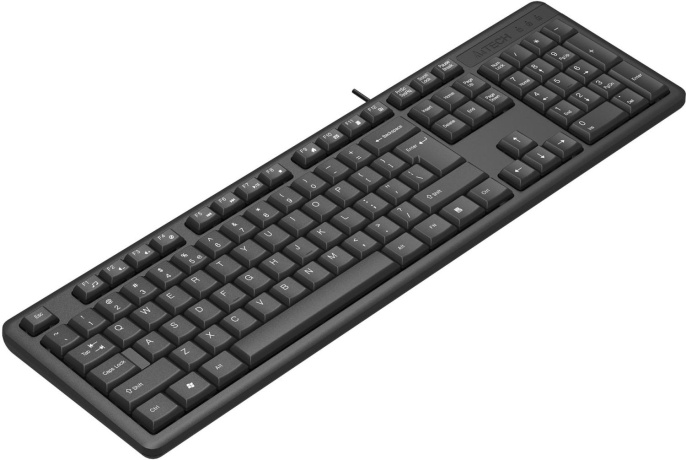 Клавиатура A4TECH KR-3, проводная, USB, мембранная, черный
