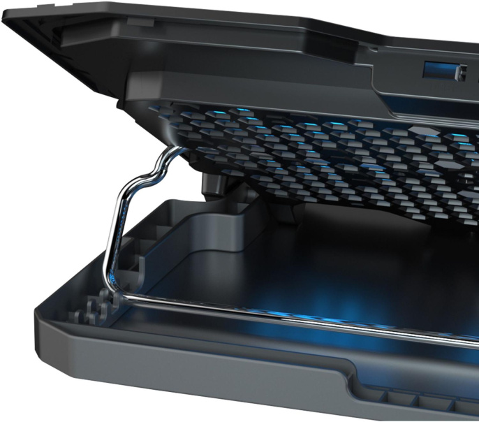Подставка для ноутбука Digma D-NCP150-2, 15.6", 360х260х27 мм, 2хUSB, вентиляторы 2 х 120 мм, 650г, черный