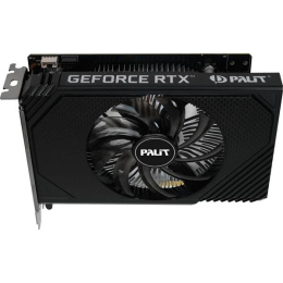 Видеокарта Palit RTX 3050 StormX 6GB GDDR6 NE63050018JE-1072F GeForce RTX 3050, PCI Express 4.0, 6GB GDDR6, 96bit, 1470MHz, 2304sp, 1хHDMI, 1хDisplayPort, 1хDVI, 70W, PSU 300W, 2 Slot