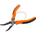 Удлиненные изогнутые прецизионные длинногубцы NEO Tools 140 мм 01-103