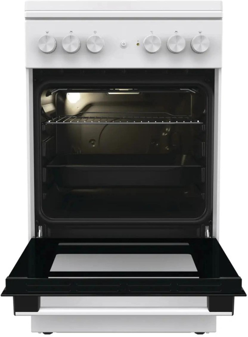 Плита Комбинированная Gorenje GK5A22WH белый металлическая крышка реш.сталь