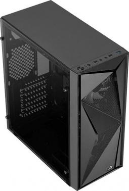 Корпус ATX Aerocool Glider Cosmo-G-BK-v1, Midi-Tower, без БП, черный