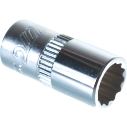 Головка торцевая JTC 1/4" 08 12-ти гранная L 25мм -22608 753833 JTC-22608
