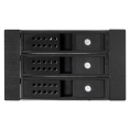 Корзина для HDD ExeGate HS335-02 (универсальная, на 3*3,5"/2.5" SATA HDD, занимает 2*5,25" отсека, RTL) EX291656RUS