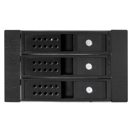 Корзина для HDD ExeGate HS335-02 (универсальная, на 3*3,5"/2.5" SATA HDD, занимает 2*5,25" отсека, RTL) EX291656RUS