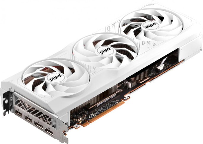 Видеокарта Sapphire PCI-E 4.0 11335-03-20G PURE RX 7700 XT GAMING OC AMD Radeon RX 7700XT 12Gb 192bit GDDR6 2226/18000 HDMIx2 DPx2 HDCP Ret
