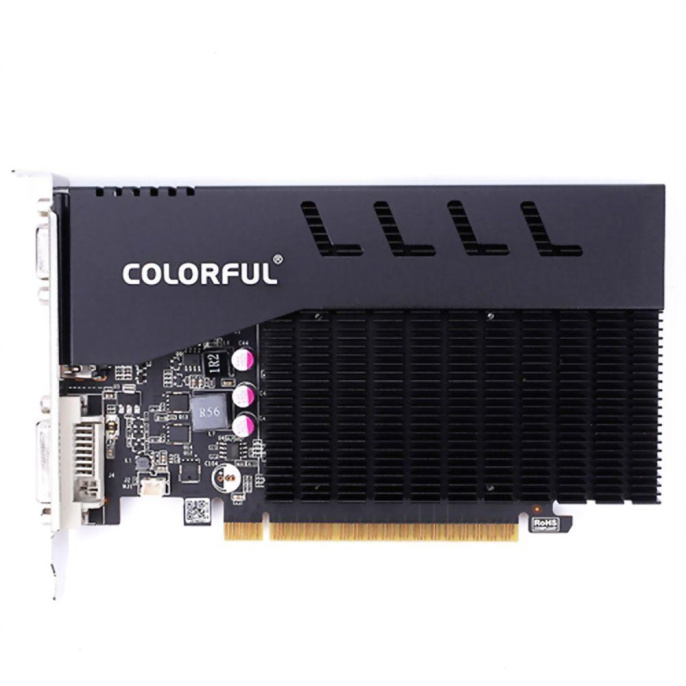 Видеокарта Colorful GT710 NF 1GD3-V 1GB GDDR3 64bit VGA DVI HDMI PASSIVE RTL