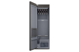 SAMSUNG DF10A9500CG/LP Паровой шкаф для ухода за одеждой. На 5 комплектов вещей. Сенсорный дисплей, инверторный компрессор, сушка HeatPunp, дезодор./пылевой фильтры. 18 программ, SmartThings, зеркальный