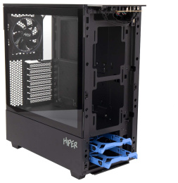 Корпус ATX HIPER PB81, Midi-Tower, без БП, черный