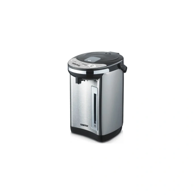 Термопот Centek CT-1084 сталь, 6.0 л, 800 Вт, 2 способа подачи, повторное кипячение, двойная защита