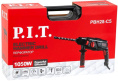 Перфоратор P.I.T. PBH28-C5 SDS-Plus электрический, горизонт, 1050Вт, 3.2 Дж, 3 режима, Ø 28 мм, 0-1100, кейс