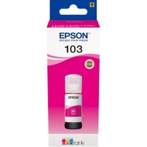 Чернила Epson 103 C13T00S34A, для Epson, 65мл, пурпурный