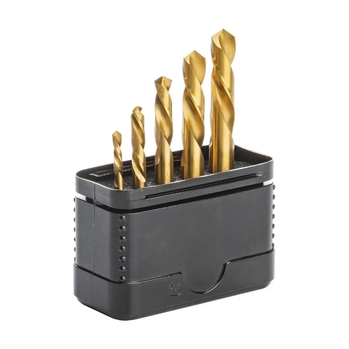 Набор сверл левых PRO HSSCo5 TIN DIN1897 5 шт MTE 2626920001