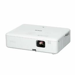 Проектор Epson CO-FH01 [V11HA84040] {3LCD 1920x1080 3000lm 16000:1, лампа 6000/12000 ч, HDMI, USB, встроенный динамик, коррекция трапеции ±30°, вес 2.4 кг}