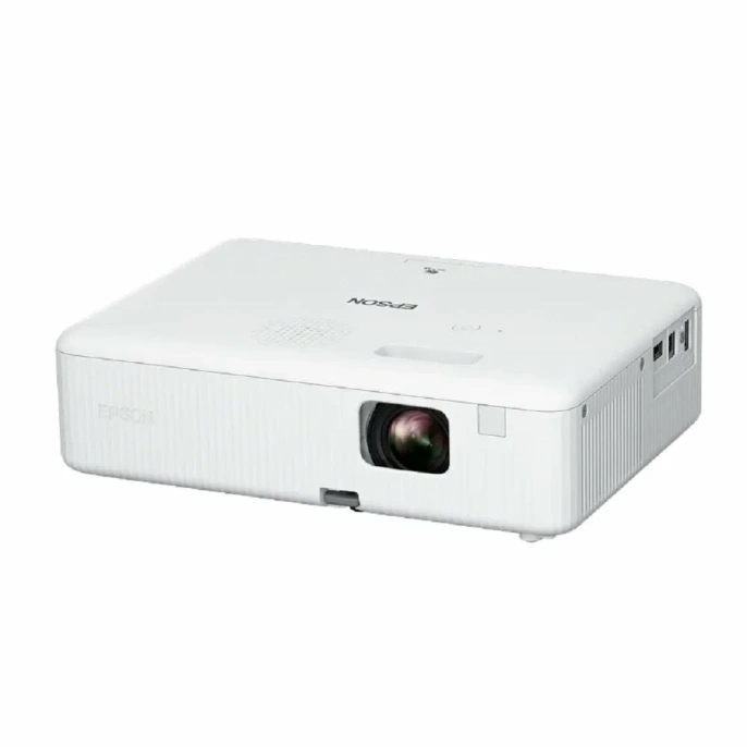 Проектор Epson CO-FH01 [V11HA84040] {3LCD 1920x1080 3000lm 16000:1, лампа 6000/12000 ч, HDMI, USB, встроенный динамик, коррекция трапеции ±30°, вес 2.4 кг}