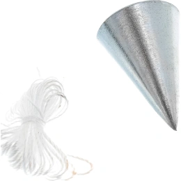 Отвес конусный 200 г; шнур 5 м MATRIX 84832