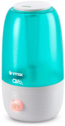 Увлажнитель воздуха Vitek VT-2341 23Вт ультразвуковой белый/бирюзовый