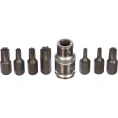Набор бит Torx 30 мм с держателем (T20; T25; T30; T40; T45; T50; T55) FORCE 4081