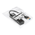 USB-Хаб концентратор 4-в-1 ExeGate DUB-3213 кабель-адаптер USB3.0 -- 3xUSB2.0, 1xUSB3.0, Plug&Play, черный EX296923RUS