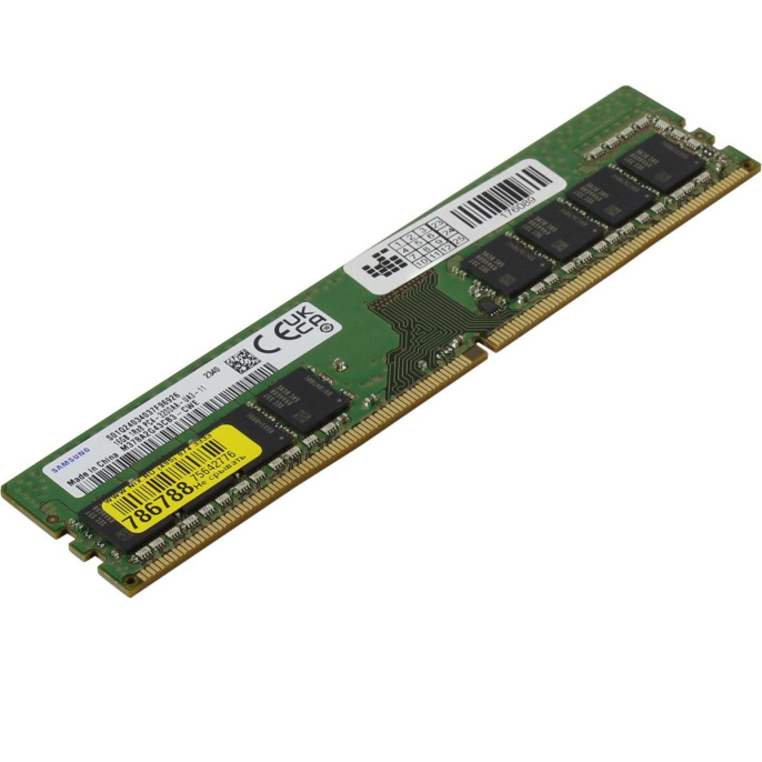 Модуль памяти 16GB Samsung DDR4 3200 UDIMM  Desktop Non-ECC, CL22, 1.2V, 1Rx8, Bulk M378A2G43CB3-CWE