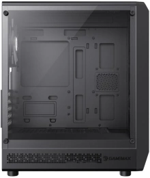 Корпус GameMax Forge MB без БП Черный, ATX, USB3.0,Зак.стекло,4*120мм ARGB вент+конт., пыл.фильтр