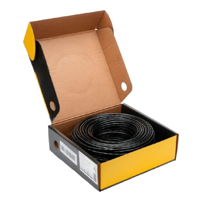 Cablexpert [UPC-5051E-4-CU-OUT/100] Кабель Cablexpert RU UTP outdoor 4x2x0.51, медный, кат.5e, однож., 100м, box, черный