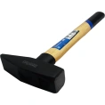 Слесарный молоток vertextools 2000 г, квадратный боек, деревянная рукоятка 10-15-2000
