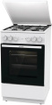 Плита Комбинированная Gorenje GK5A22WH белый металлическая крышка реш.сталь