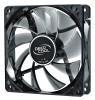 Вентилятор DeepCool Wind Blade 120 120мм, 3-pin, от БП:4-pin Molex , 1300об/мин, 26 дБ, черный, Ret [dp-fled-wb120]