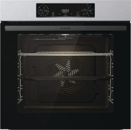 Духовой шкаф электрический Gorenje BOB6737E01X, 77л, дверца с 2 стеклами, нержавеющая сталь плохая упаковка