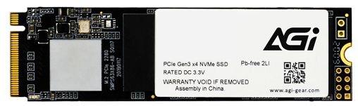 SSD накопитель AGI AI198 AGI256G80AI198R 256ГБ, M.2 2280, PCIe 3.0 x4, NVMe, M.2, rtl