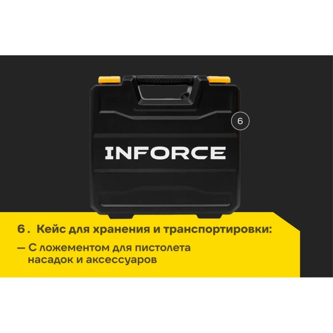 Фен (Термопистолет) Inforce HG6518