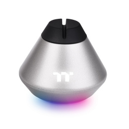 Держатель для кабеля мыши Thermaltake Argent MB1 RGB Space Grey (GEA-MB1-MSBSIL-01) (прорезиненная основа, позолоченный USB-накопитель, графический интерфейс)
