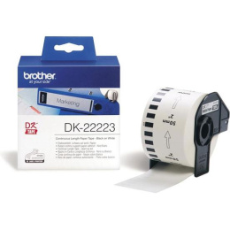 DK22223 Brother Бумажная клеящаяся лента белая, ширина 50 мм для QL-570