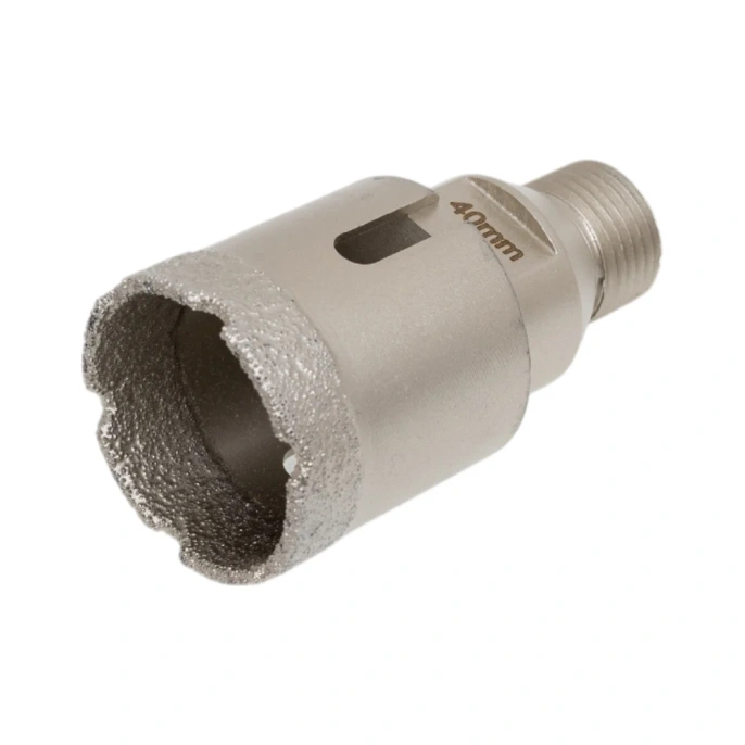 Коронка алмазная, вакуумное спекание (40х40 мм; 1/2"; М14) TECH-NICK TUK 136.600.7022