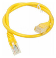 Патч-корд LanMaster вилка RJ-45,  вилка RJ-45,  кат.5E,  ПВХ,  0.5м,  желтый [twt-45-45-0.5-yl]