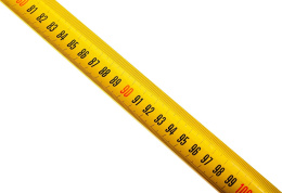 Рулетка геодезическая Kraftool 34127-10,  10м x32мм,  двусторонний магнитный