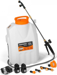Опрыскиватель Daewoo DSA 12 Li Set аккум. ранц. 12л оранжевый/белый